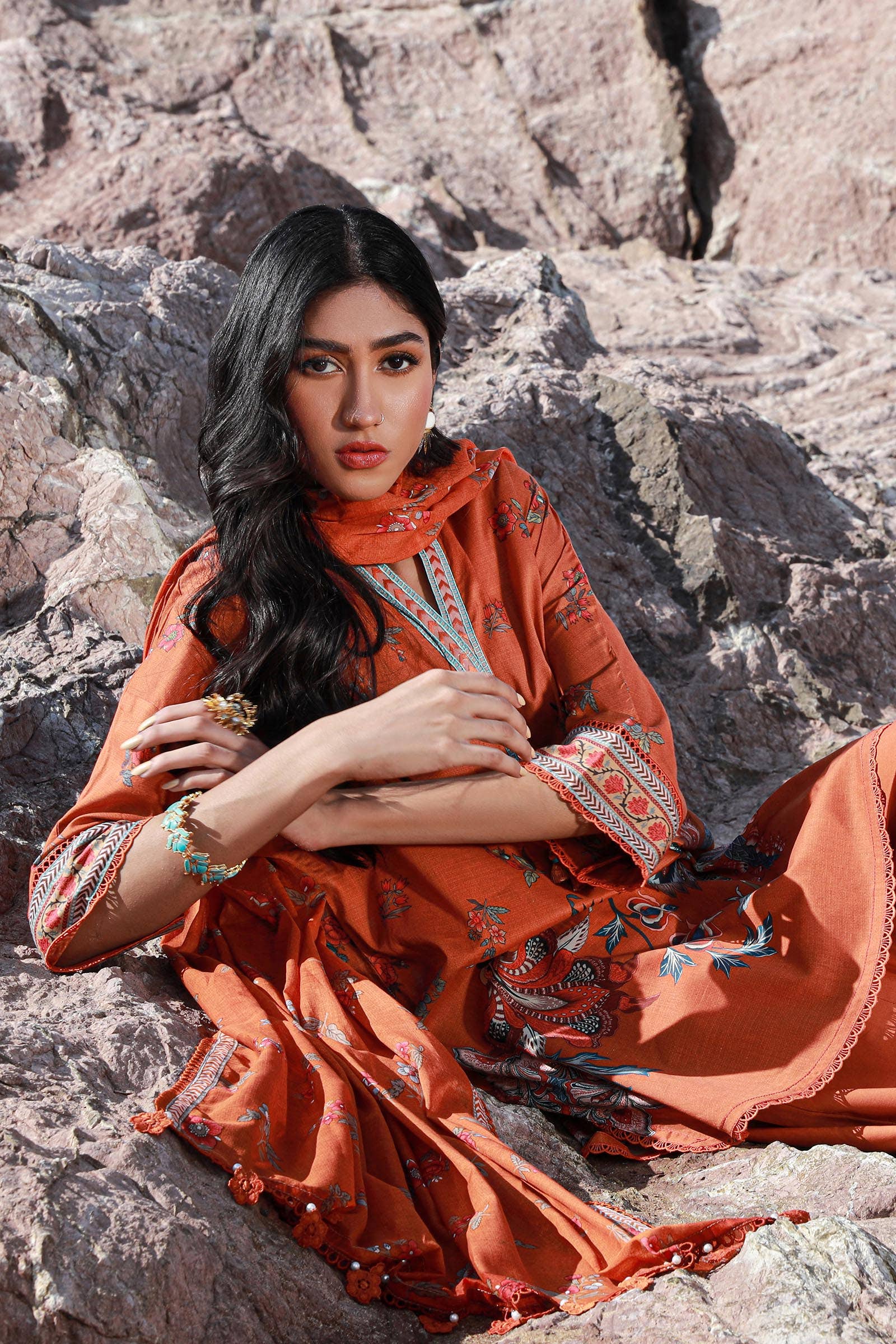 Sana Safinaz | Mahay Spring 24 | H241-020A-3CG - Ladies Clothes - Maria Faisal