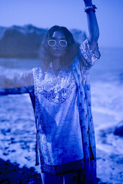 Sana Safinaz | Mahay Spring 24 | H241-003A-2BI - Ladies Clothes - Maria Faisal