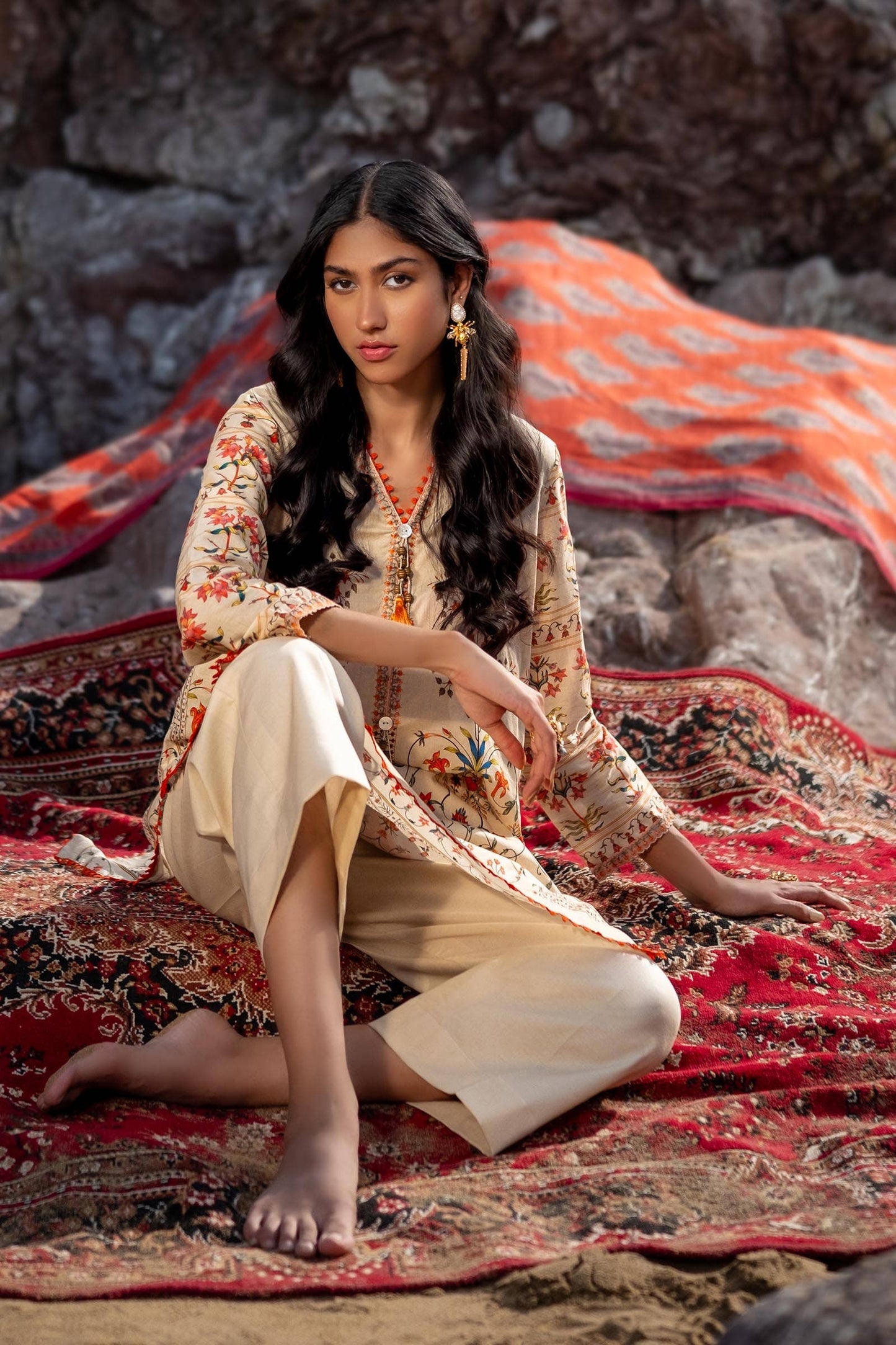 Sana Safinaz | Mahay Spring 24 | H241-023A-2DD - Ladies Clothes - Maria Faisal