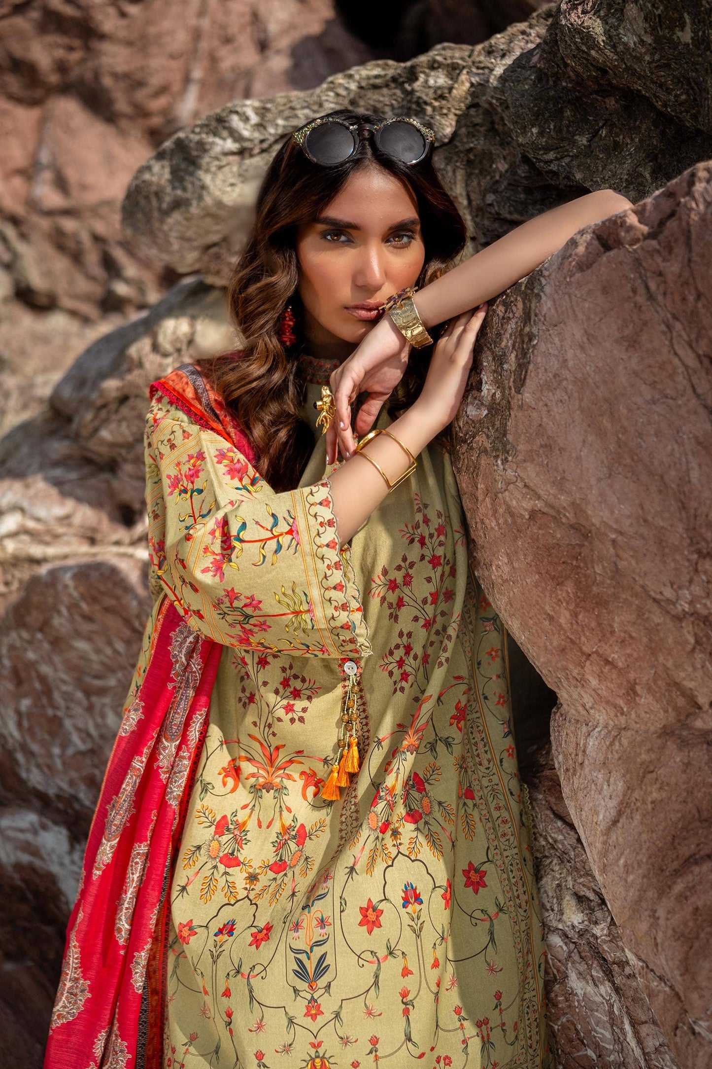 Sana Safinaz | Mahay Spring 24 | H241-023B-2DD - Ladies Clothes - Maria Faisal