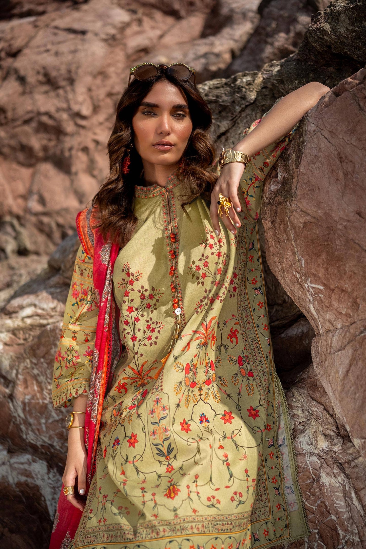 Sana Safinaz | Mahay Spring 24 | H241-023B-2DD - Ladies Clothes - Maria Faisal