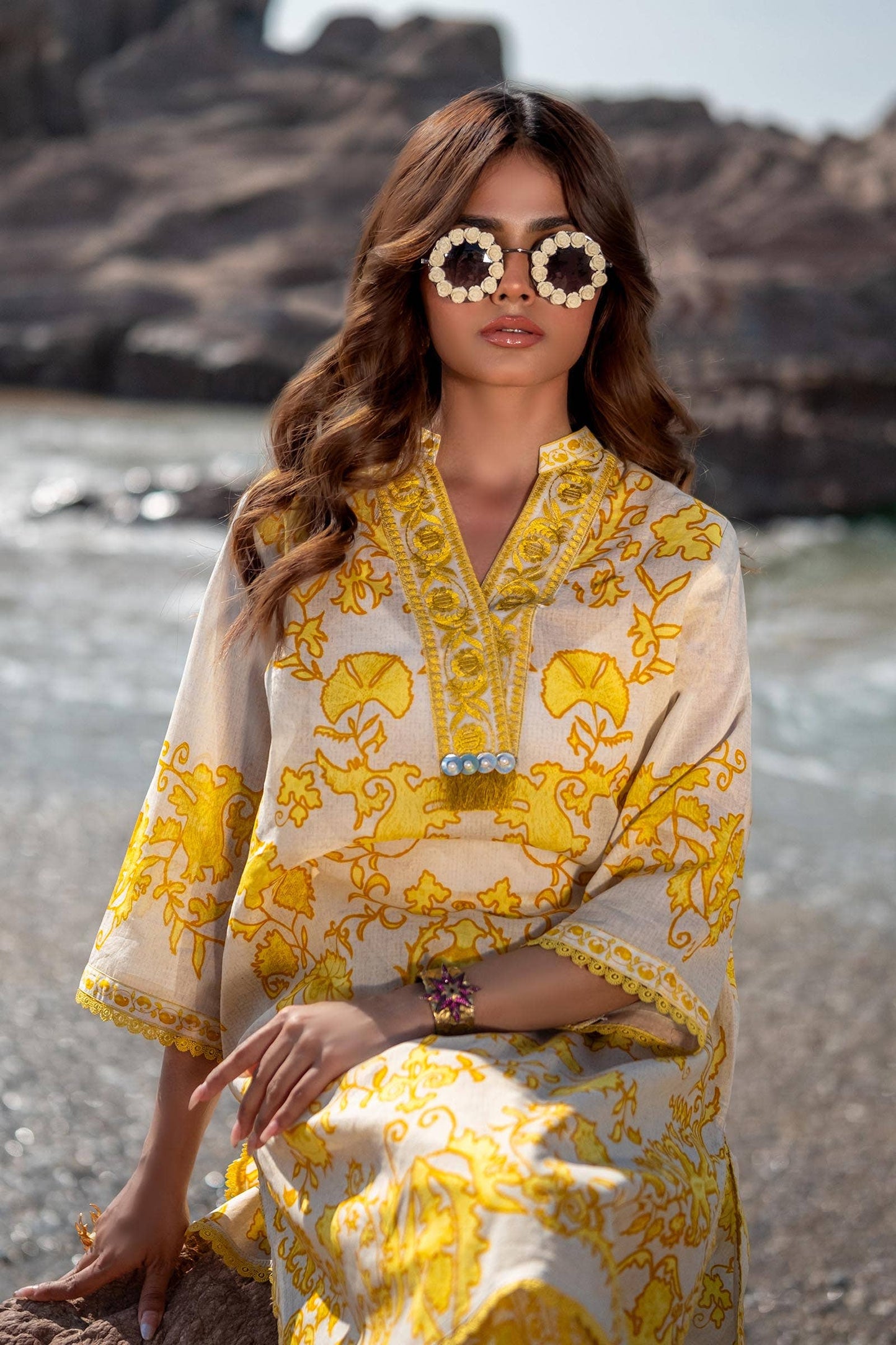 Sana Safinaz | Mahay Spring 24 | H241-025A-2AC - Ladies Clothes - Maria Faisal