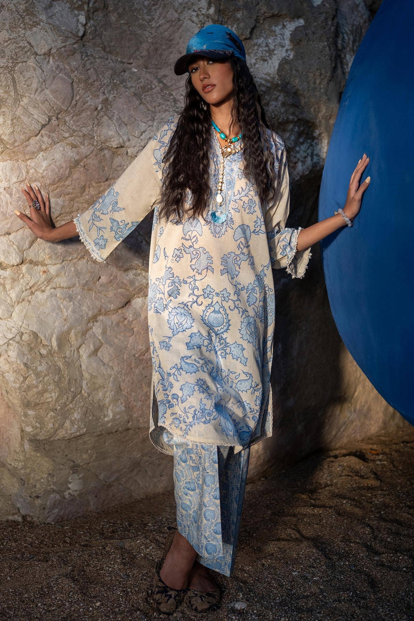 Sana Safinaz | Mahay Spring 24 | H241-025B-2AC - Ladies Clothes - Maria Faisal