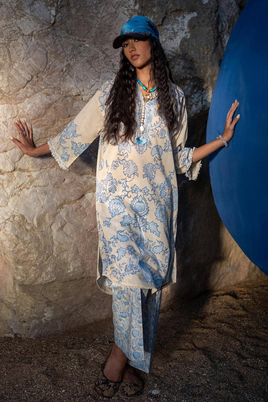 Sana Safinaz | Mahay Spring 24 | H241-025B-2AC - Ladies Clothes - Maria Faisal