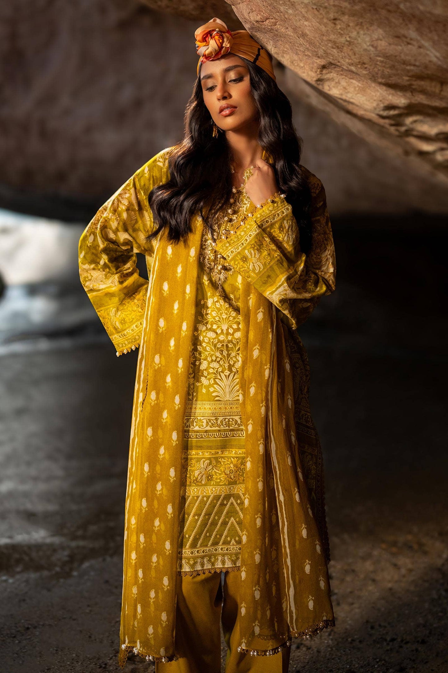 Sana Safinaz | Mahay Spring 24 | H241-005B-3CI - Ladies Clothes - Maria Faisal