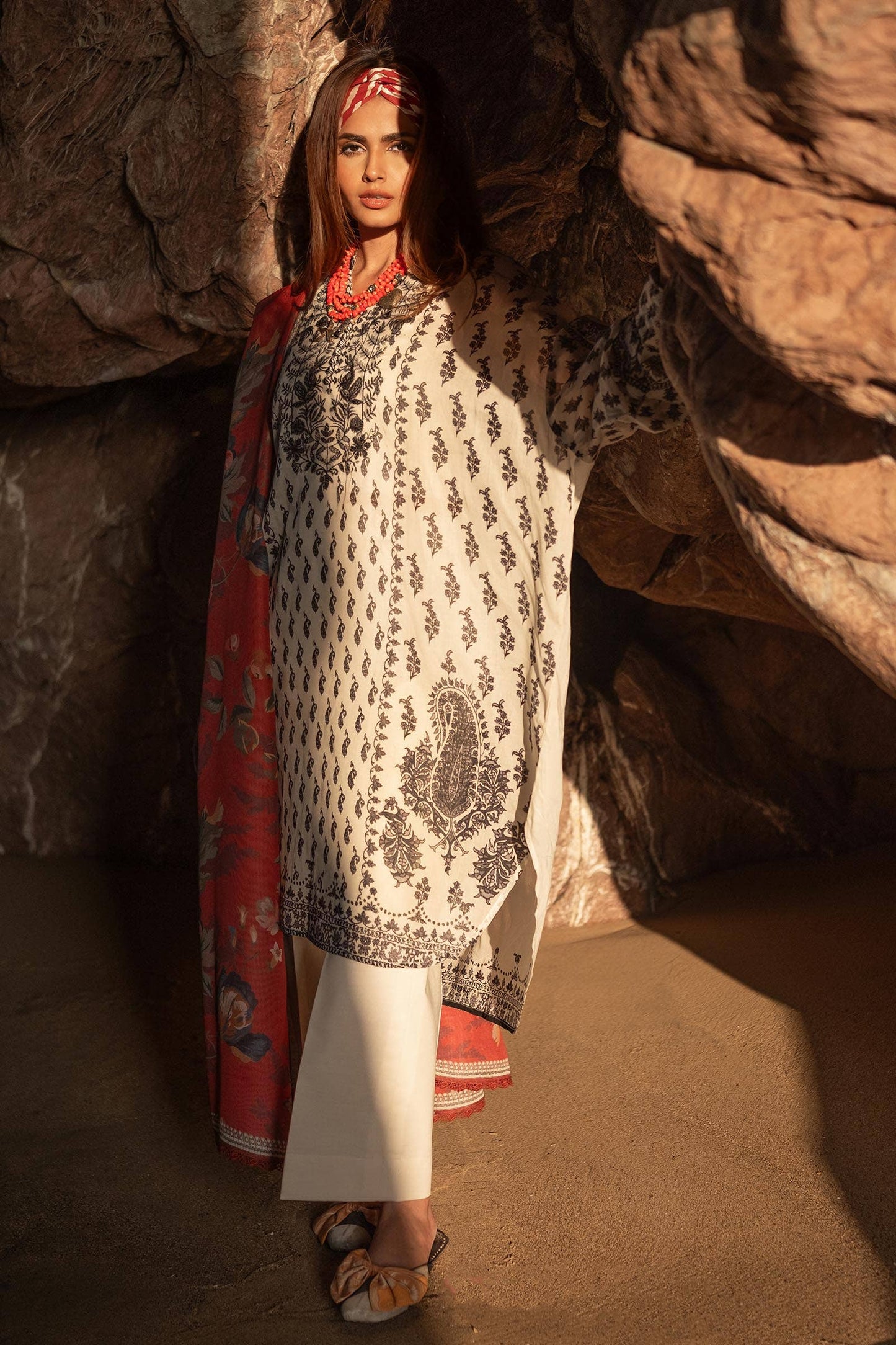 Sana Safinaz | Mahay Spring 24 | H241-006A-2BS - Ladies Clothes - Maria Faisal