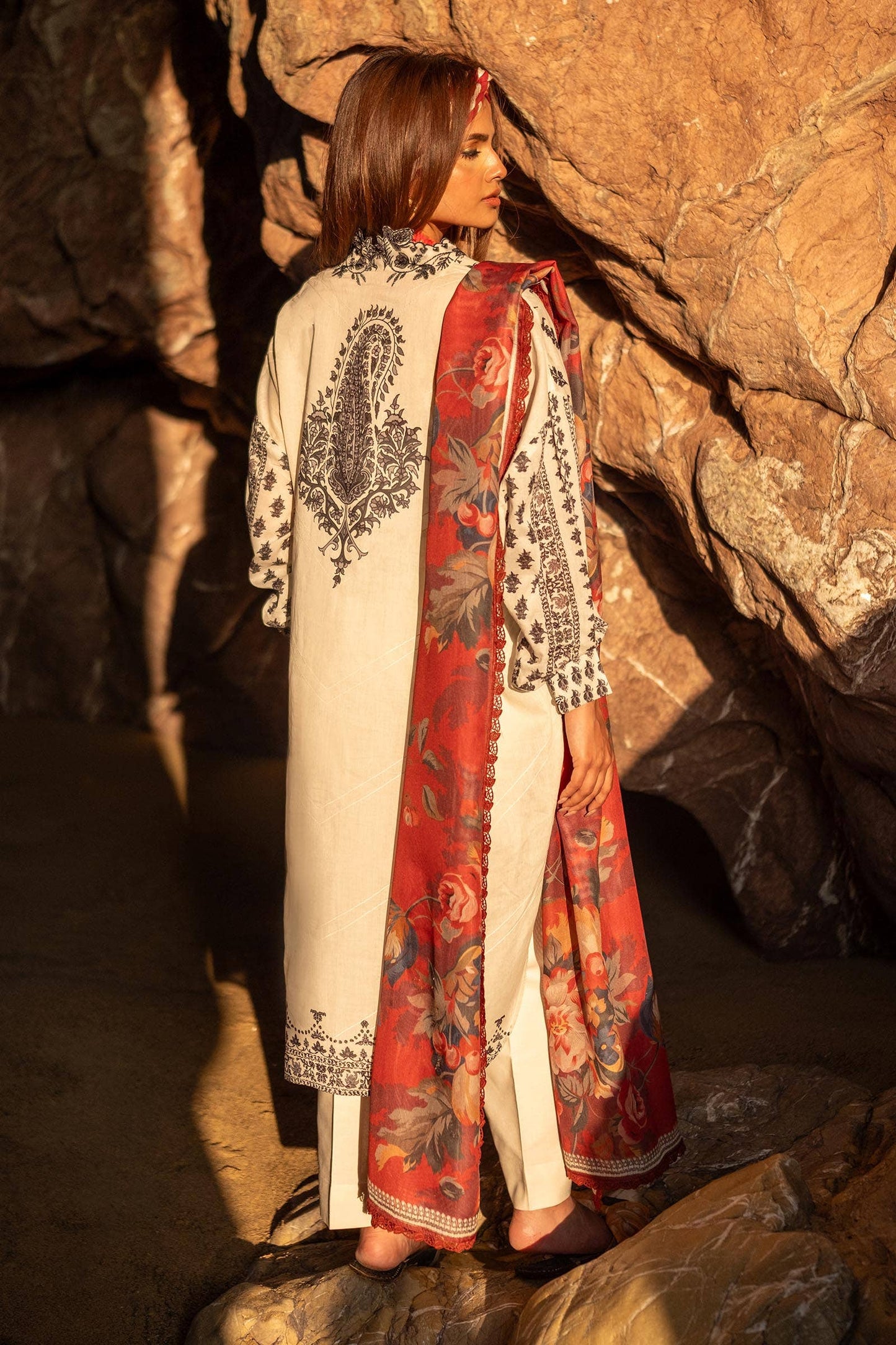 Sana Safinaz | Mahay Spring 24 | H241-006A-2BS - Ladies Clothes - Maria Faisal