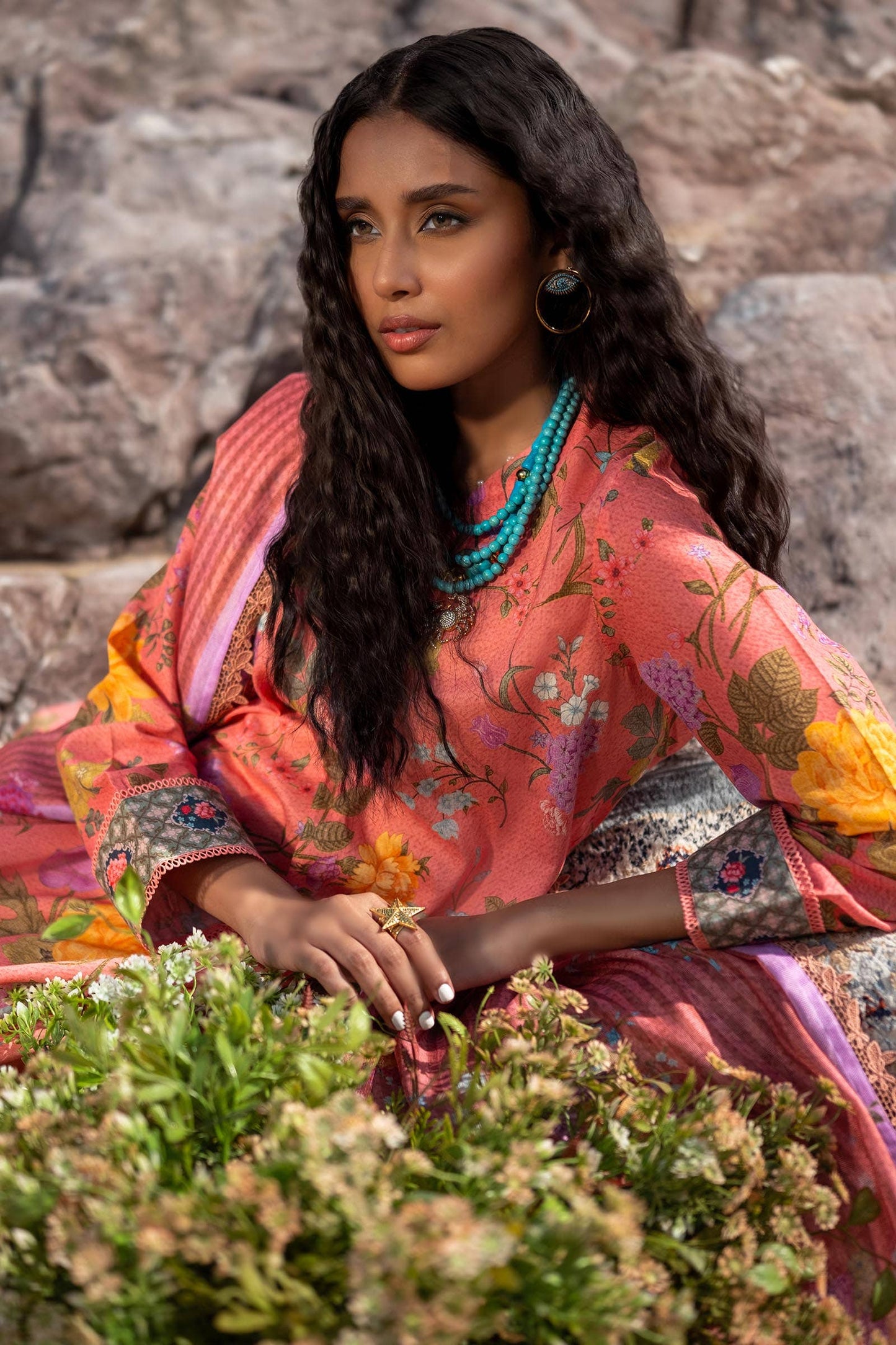 Sana Safinaz | Mahay Spring 24 | H241-007A-2S - Ladies Clothes - Maria Faisal