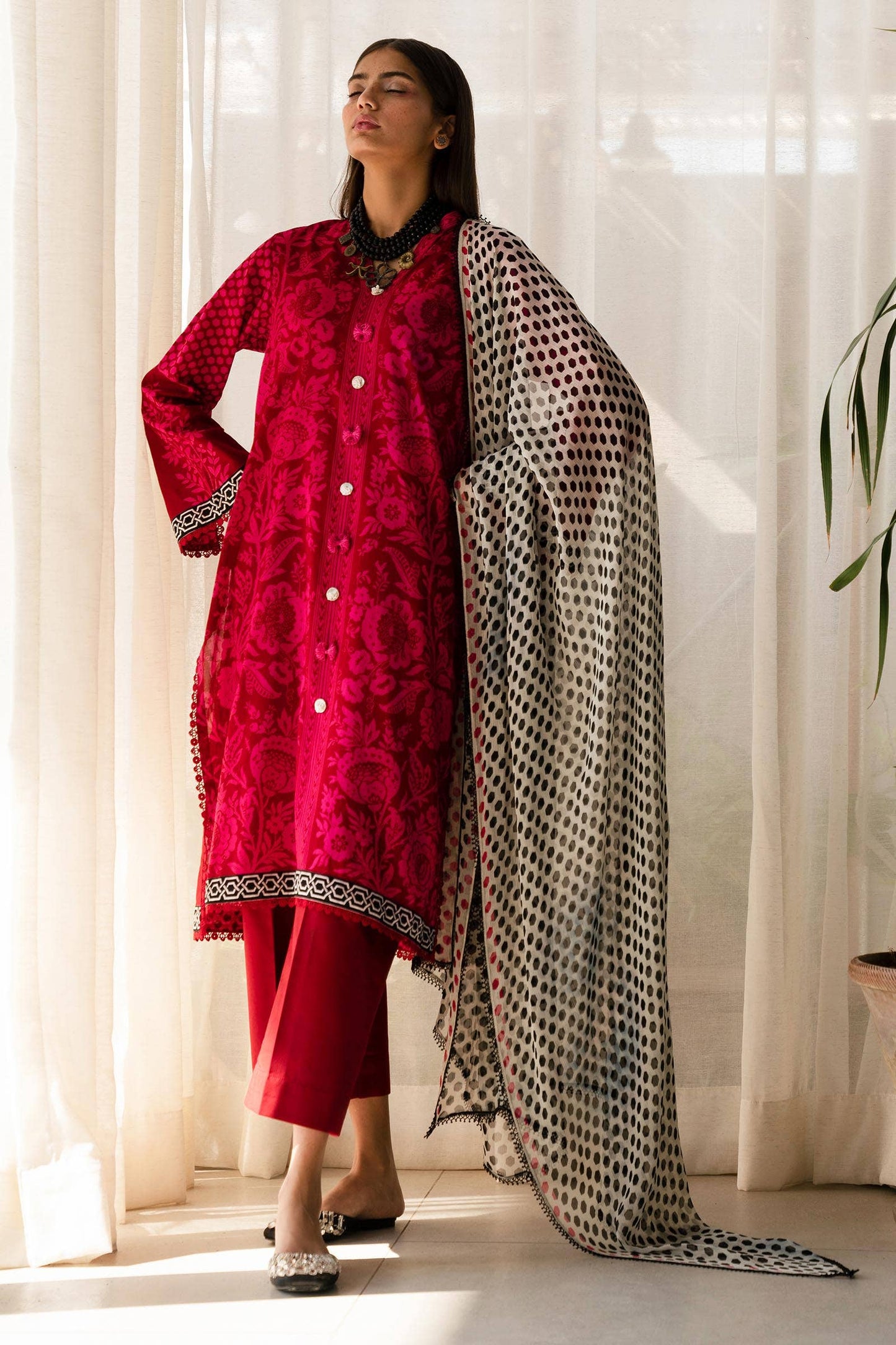 Sana Safinaz | Mahay Spring 24 | H241-010A-3CI - Ladies Clothes - Maria Faisal