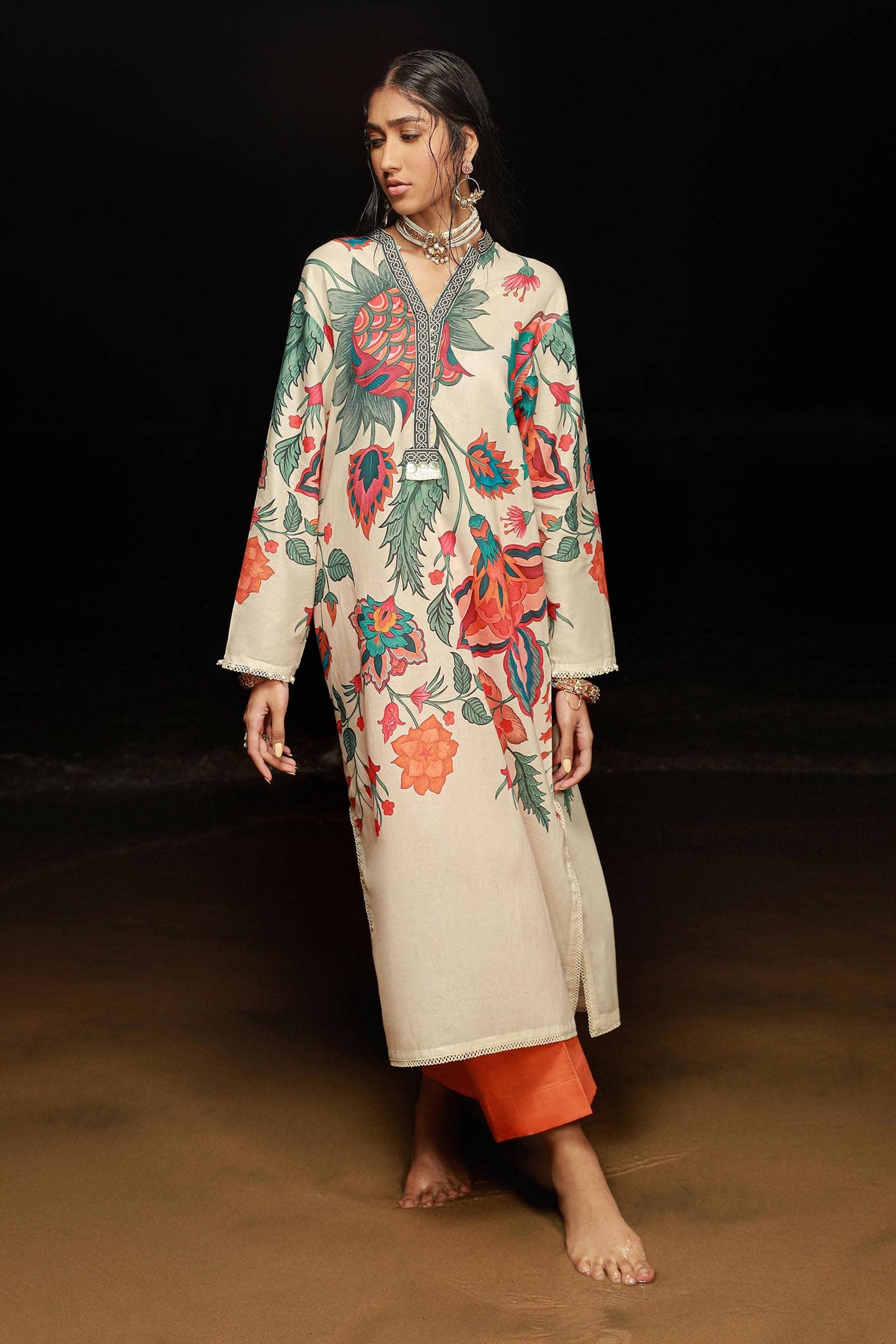 Sana Safinaz | Mahay Spring 24 | H241-011B-2C - Ladies Clothes - Maria Faisal