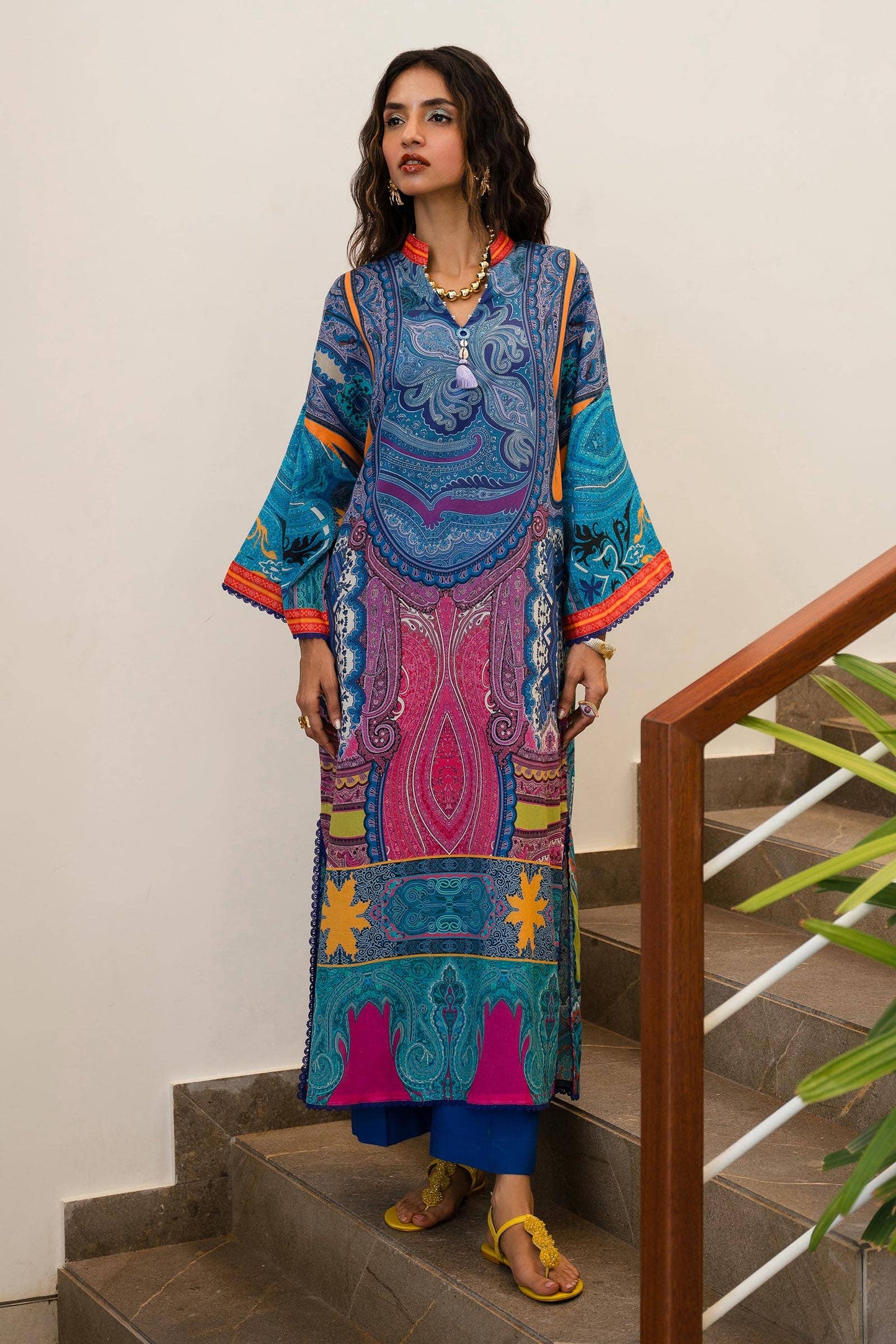 Sana Safinaz | Mahay Spring 24 | H241-012B-2C - Ladies Clothes - Maria Faisal