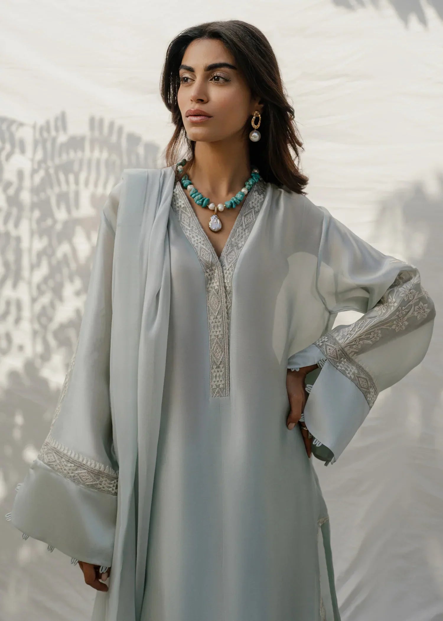 Mahgul | Eid Edit 2024 | Silver Light - Ladies Clothes 