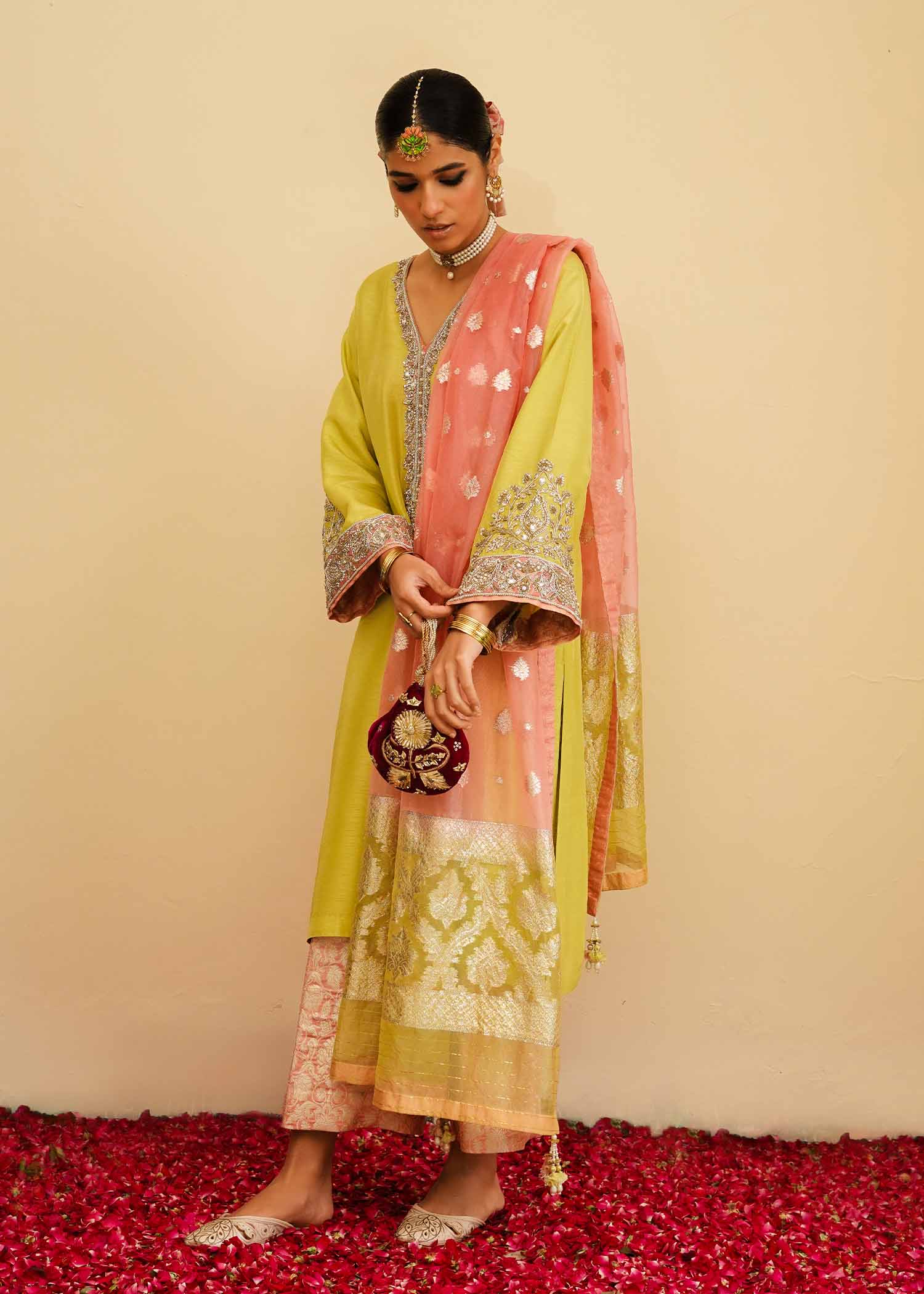 Mahgul | Eid Edit 2024 | Lemon Mint - Ladies Clothes 