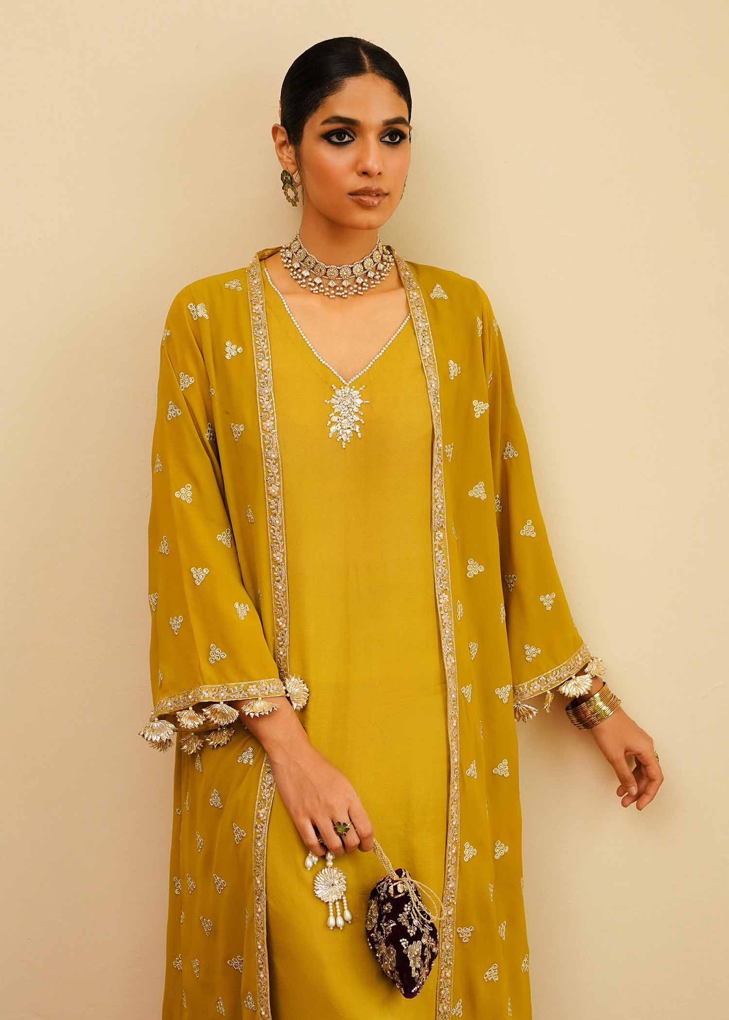 Mahgul | Eid Edit 2024 | Mustard Shine - Ladies Clothes 