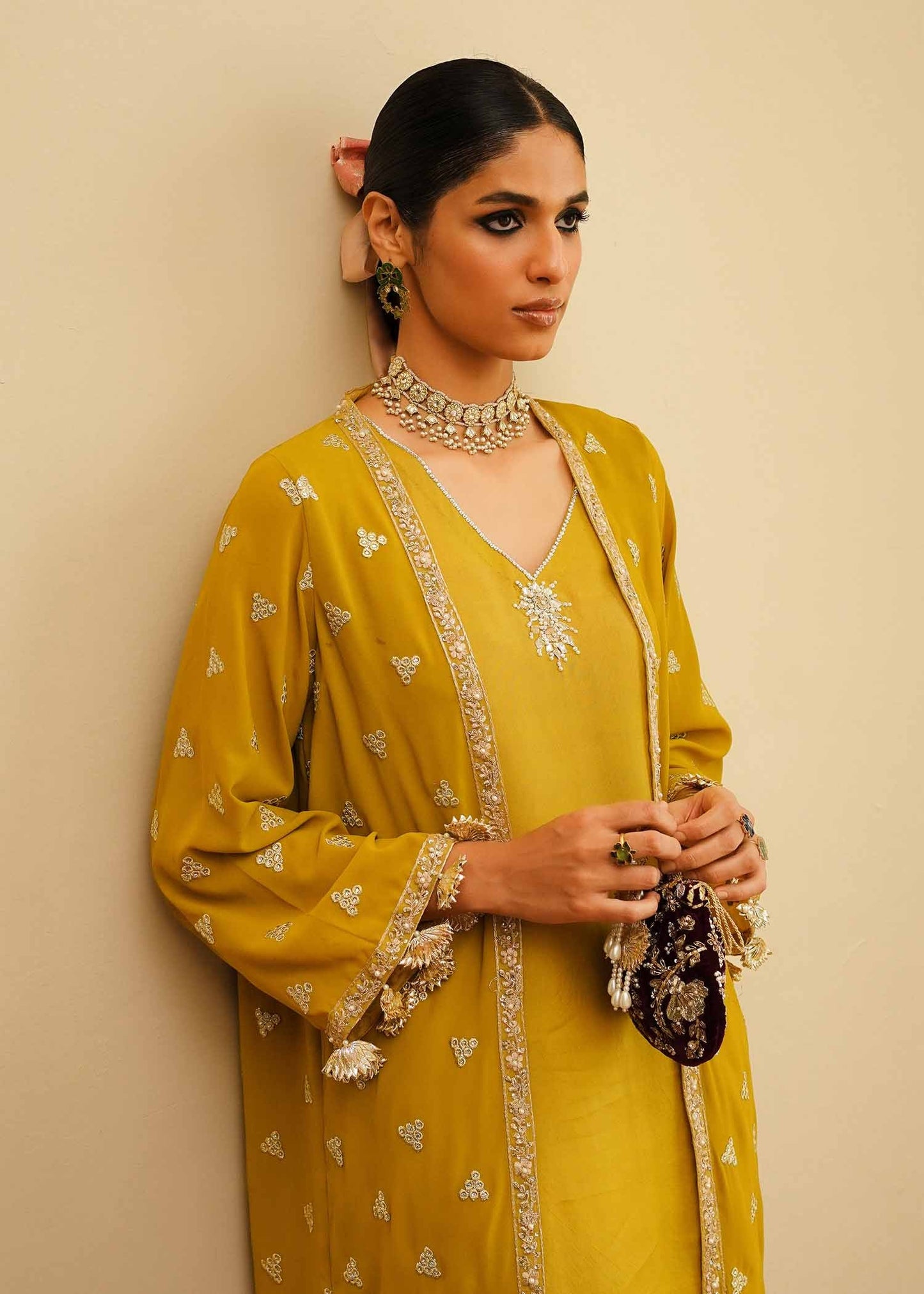 Mahgul | Eid Edit 2024 | Mustard Shine - Ladies Clothes 
