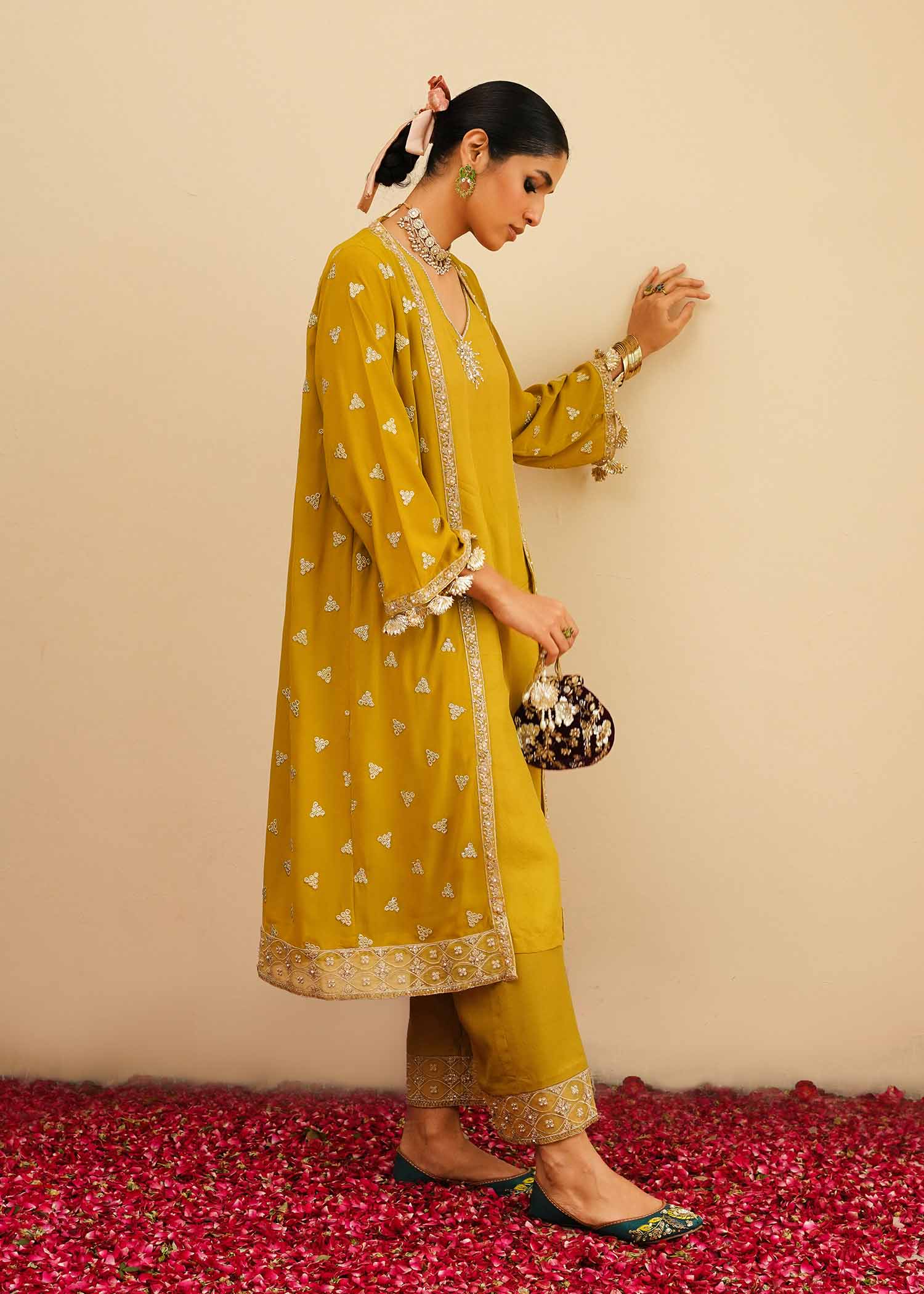Mahgul | Eid Edit 2024 | Mustard Shine - Ladies Clothes 