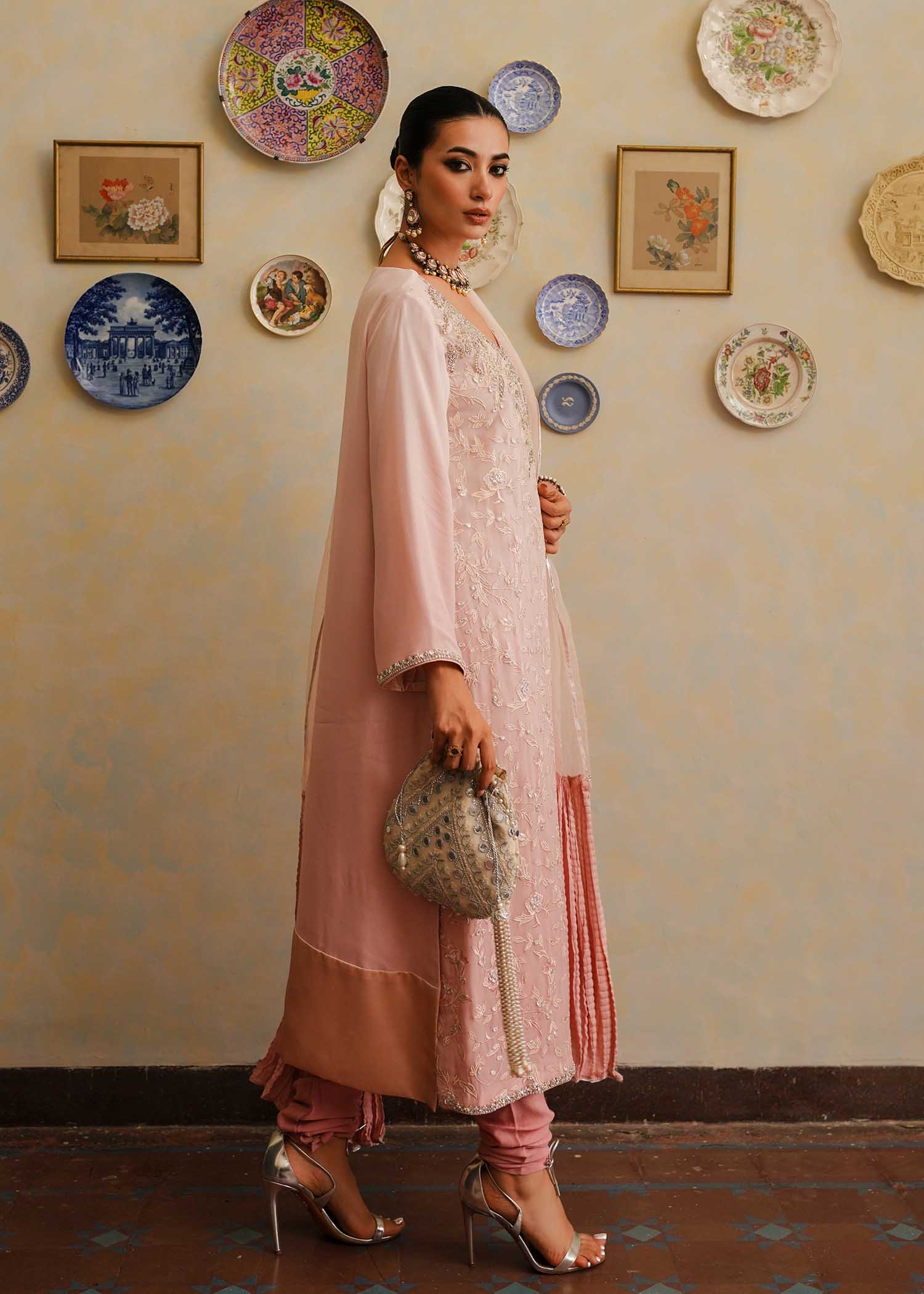 Mahgul | Eid Edit 2024 | Pink Shade - Ladies Clothes 