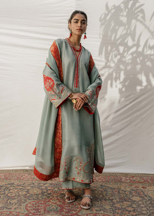 Mahgul | Eid Edit 2024 | Kashmiri Sea - Ladies Clothes 