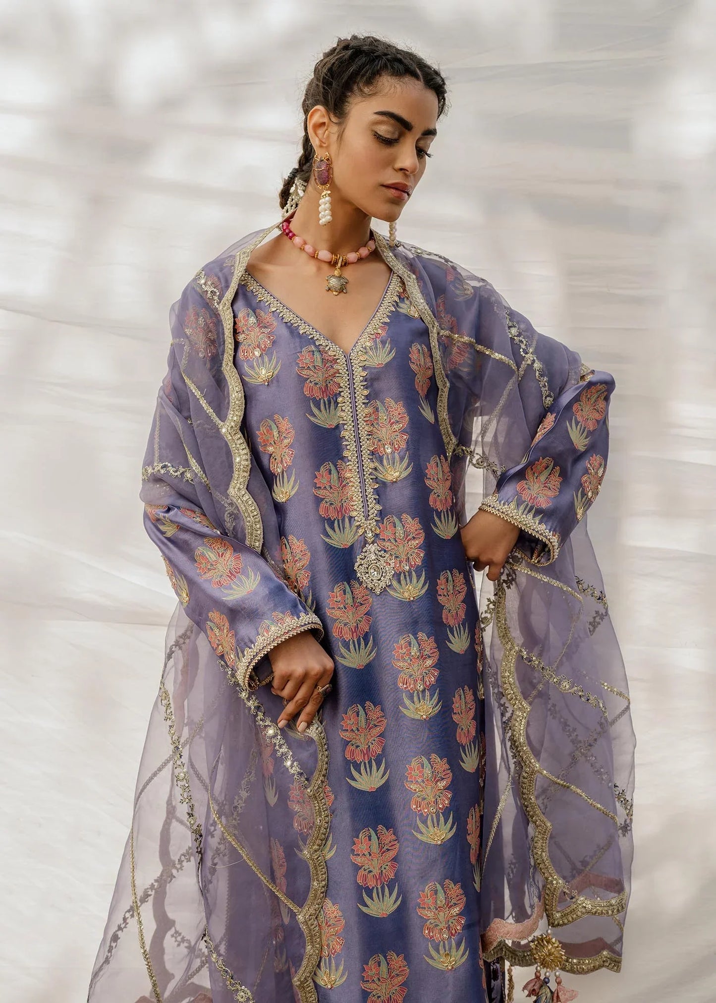 Mahgul | Eid Edit 2024 | Damson Diamante - Ladies Clothes 