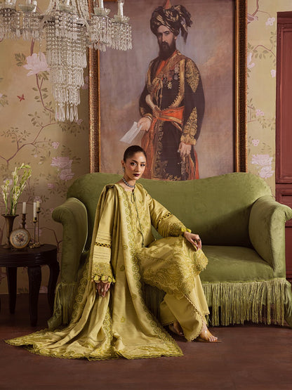 Mahnur | Nova Khaddar 25 | NK - 10 - is Mint Green dress from Mahnur - Ladies Clothes - Maria Faisal