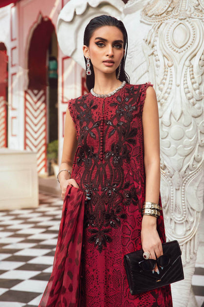 Maria B | M Prints Winter 25 | MPT-2702-A - Casual Dress - available at Maria Faisal in UK and USA.
