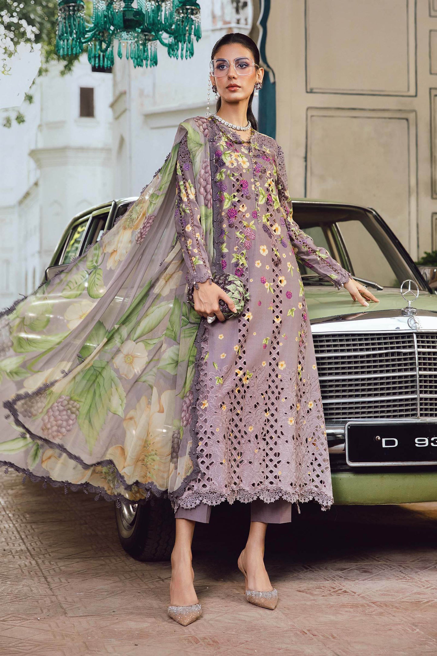 Maria B | M Prints Winter 25 |  MPT-2706-B - Casual Dress - available at Maria Faisal in UK and USA.