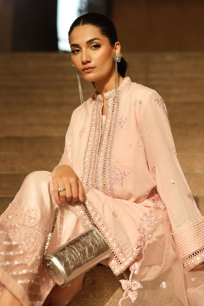 Maria B | Pre fall Dresses | MBS - W25 - 02 PK - is Pink dress from Maria B - Ladies Clothes - Maria Faisal