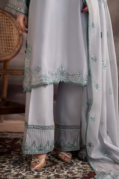 Maria B | Pre fall Dresses | MBS - W25 - 07 L - is Blue dress from Maria B - Ladies Clothes - Maria Faisal