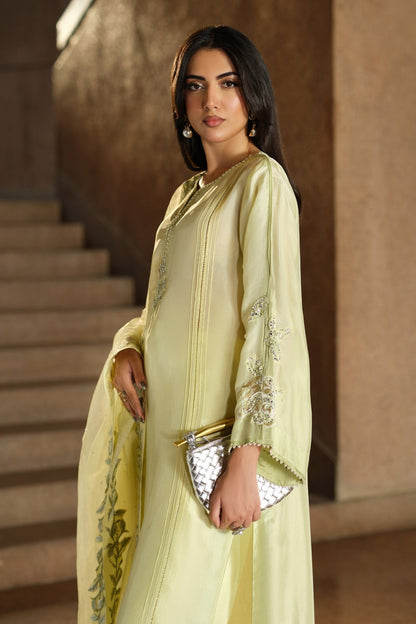 Maria B | Pre fall Dresses | MBS - W25 - 09 Y - is Yellow dress from Maria B - Ladies Clothes - Maria Faisal