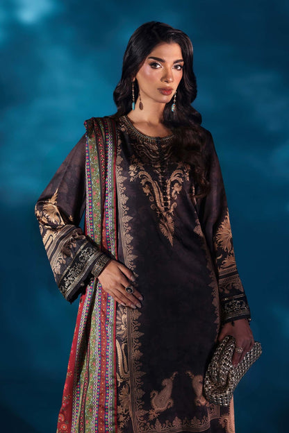 Maria B | Pre fall Dresses | MPS - W25 - 02 K - is Black dress from Maria B - Ladies Clothes - Maria Faisal