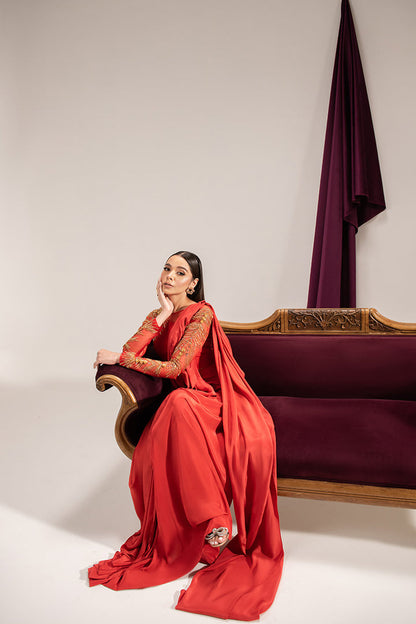 Maria Osama Khan | Tiffany Formals | Carnelian - Ladies Clothes - Maria Faisal