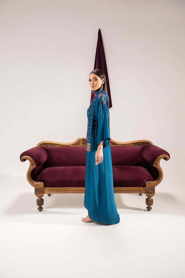 Maria Osama Khan | Tiffany Formals | Sapphire - Ladies Clothes - Maria Faisal