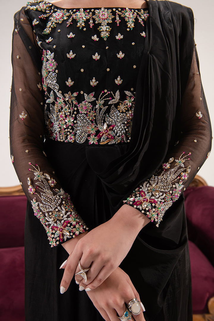 Maria Osama Khan | Tiffany Formals | Obsidian - Ladies Clothes - Maria Faisal