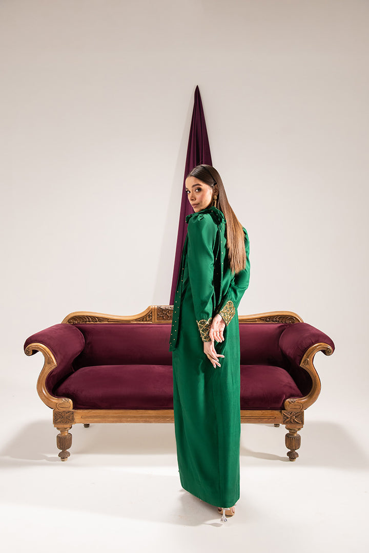 Maria Osama Khan | Tiffany Formals | Emerald - Ladies Clothes - Maria Faisal