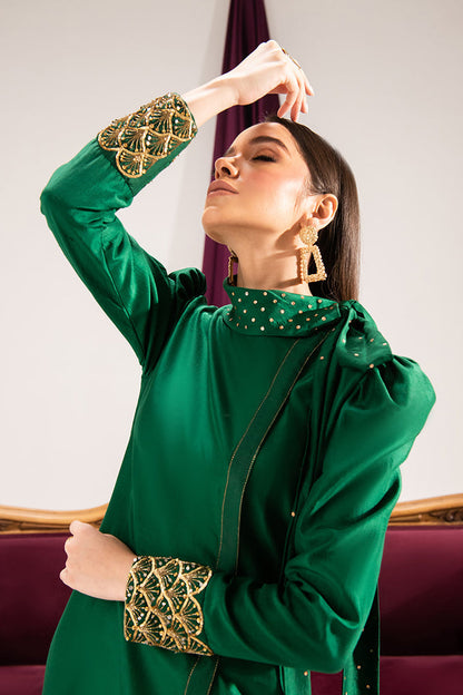 Maria Osama Khan | Tiffany Formals | Emerald - Ladies Clothes - Maria Faisal