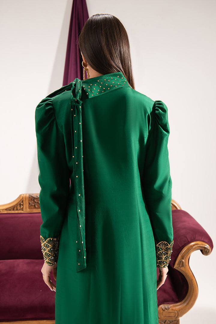 Maria Osama Khan | Tiffany Formals | Emerald - Ladies Clothes - Maria Faisal