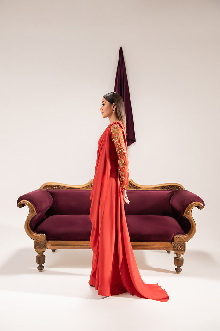 Maria Osama Khan | Tiffany Formals | Carnelian - Ladies Clothes - Maria Faisal
