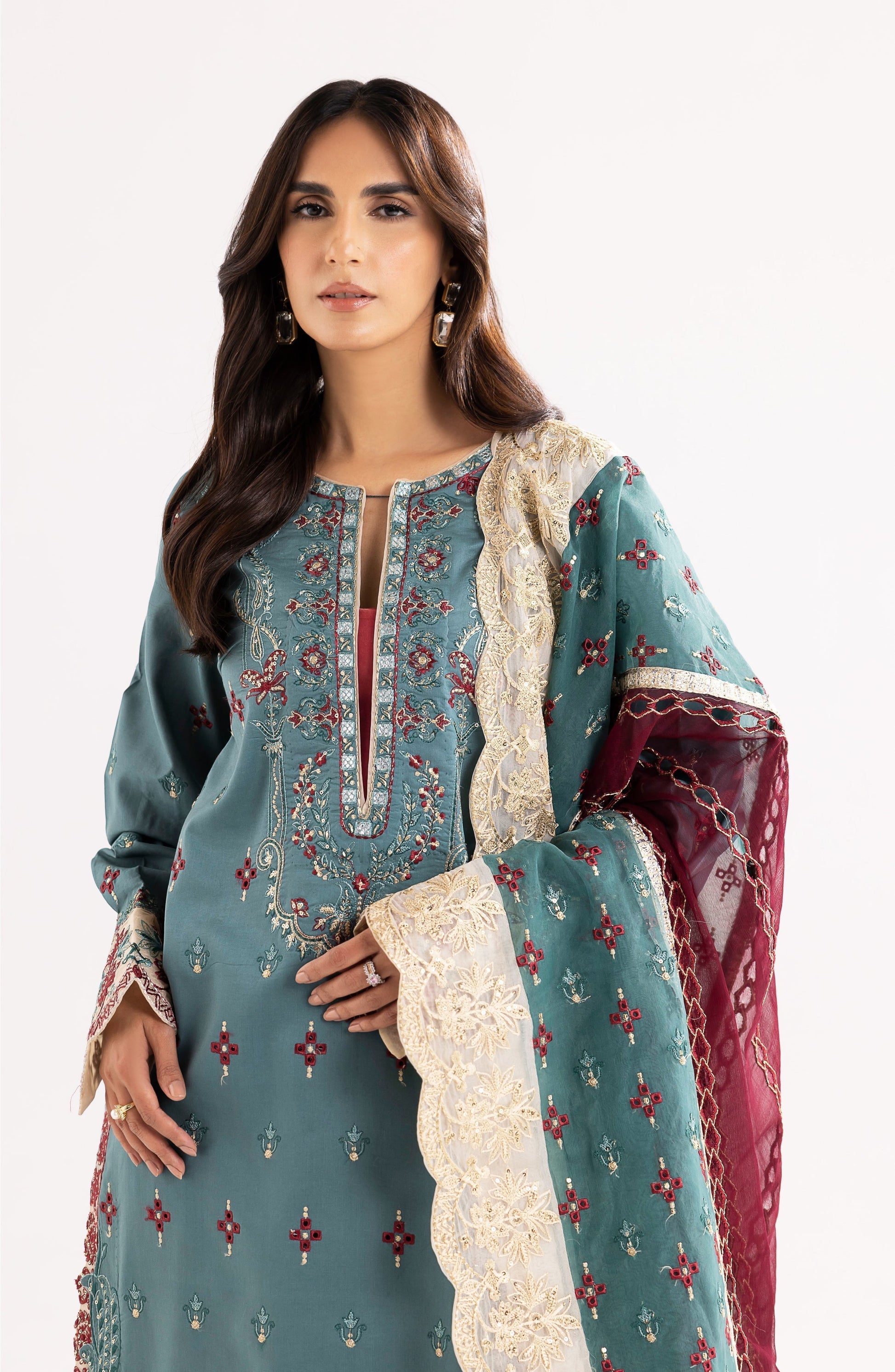 Maryum N Maria | Eid Luxury Lawn 24 | Laila - Waniyas