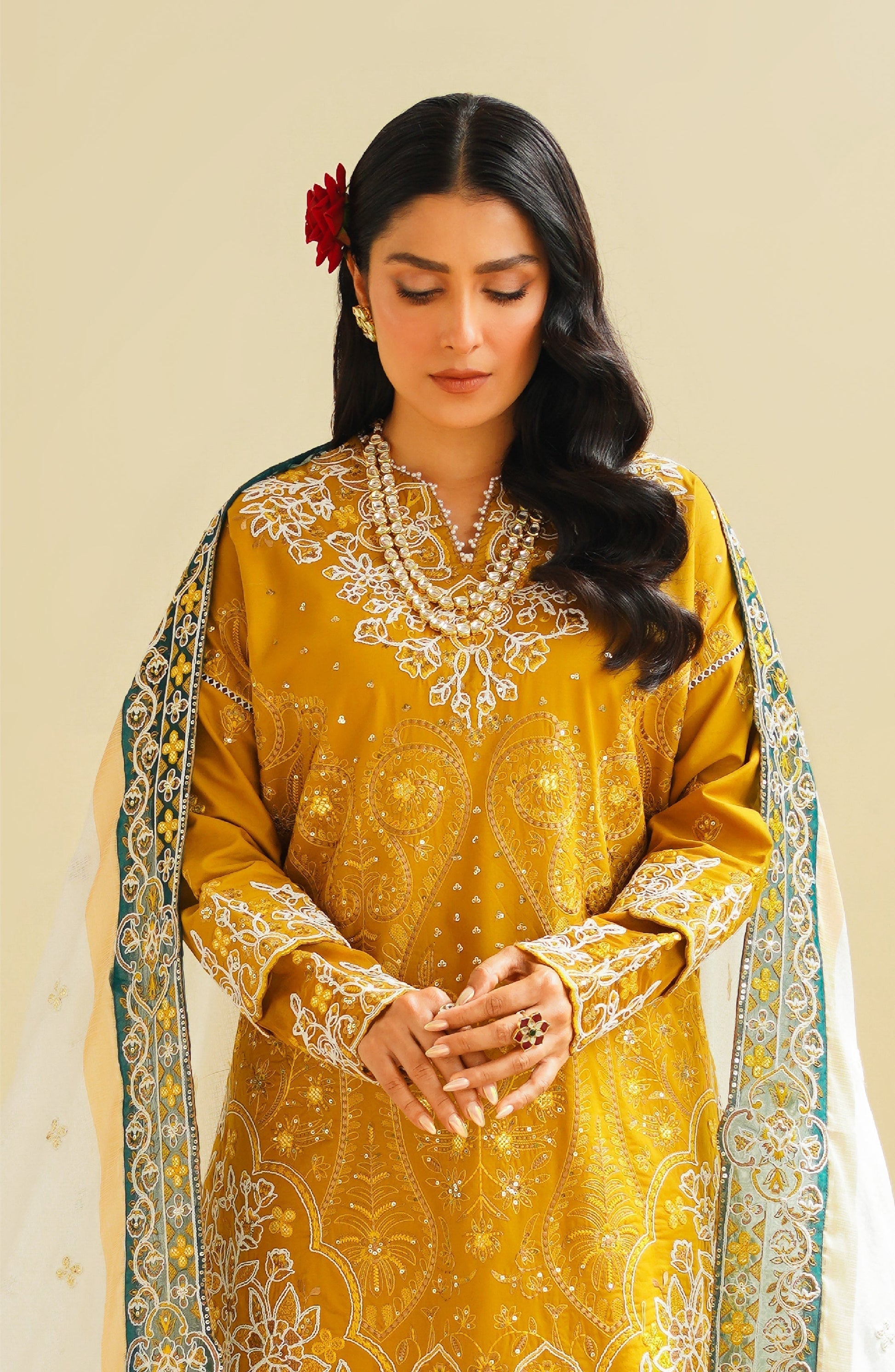 Maryum N Maria | Eid Luxury Lawn 24 | Sarah - Waniyas