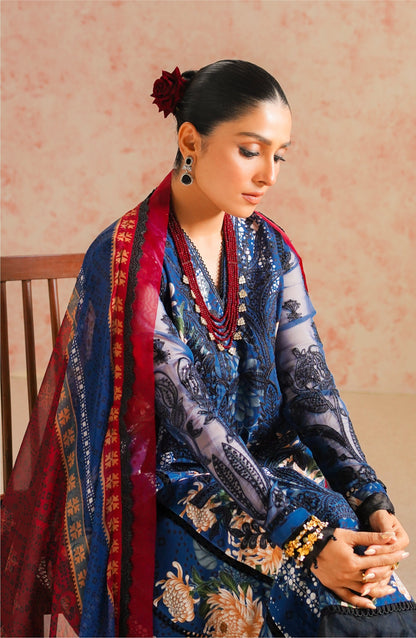 Maryum N Maria | Eid Luxury Lawn 24 | Tazmeen - Waniyas