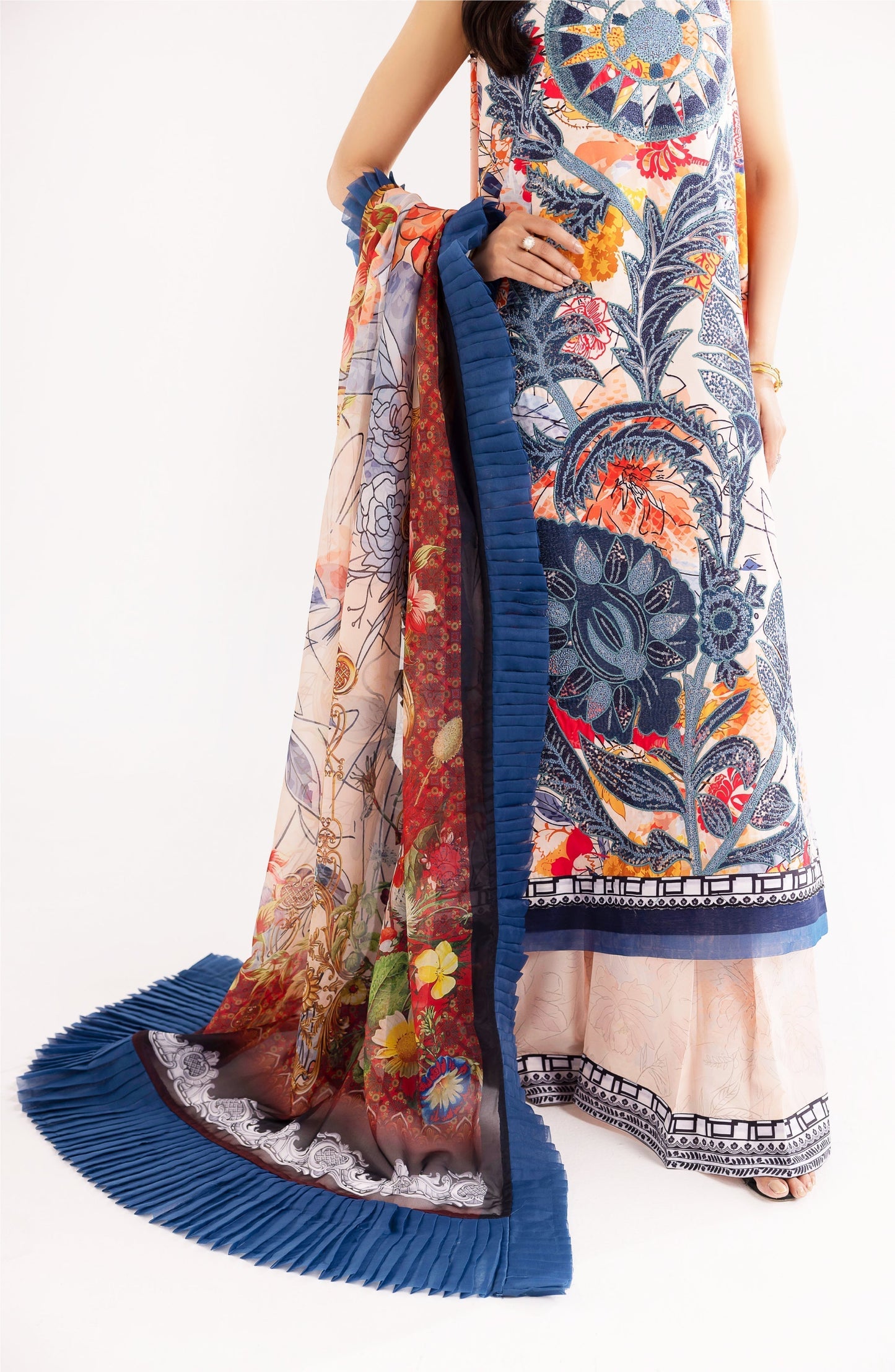 Maryum N Maria | Eid Luxury Lawn 24 | Shafaq - Waniyas