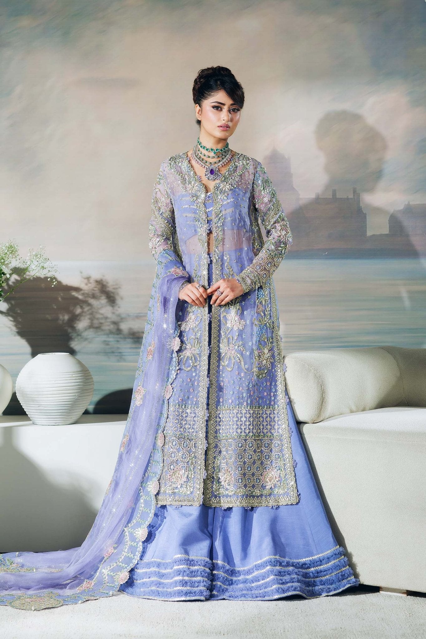 Maryam Hussain | Wedding Collection 25 | Giya - Wedding Dress - available at Maria Faisal in UK and USA.