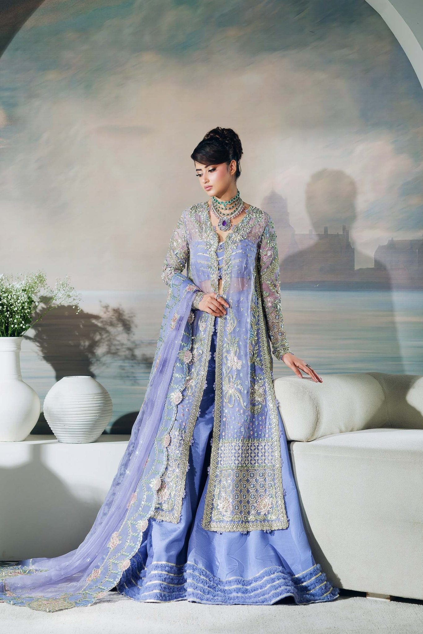 Maryam Hussain | Wedding Collection 25 | Giya - Wedding Dress - available at Maria Faisal in UK and USA.