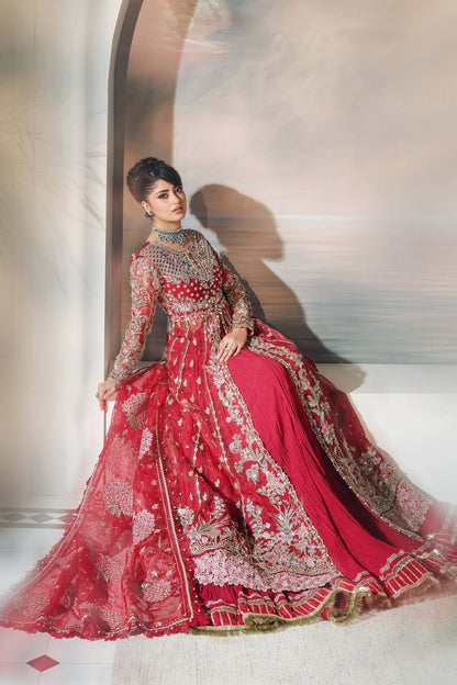 Maryam Hussain | Wedding Collection 25 | Ishq - Wedding Dress - available at Maria Faisal in UK and USA.