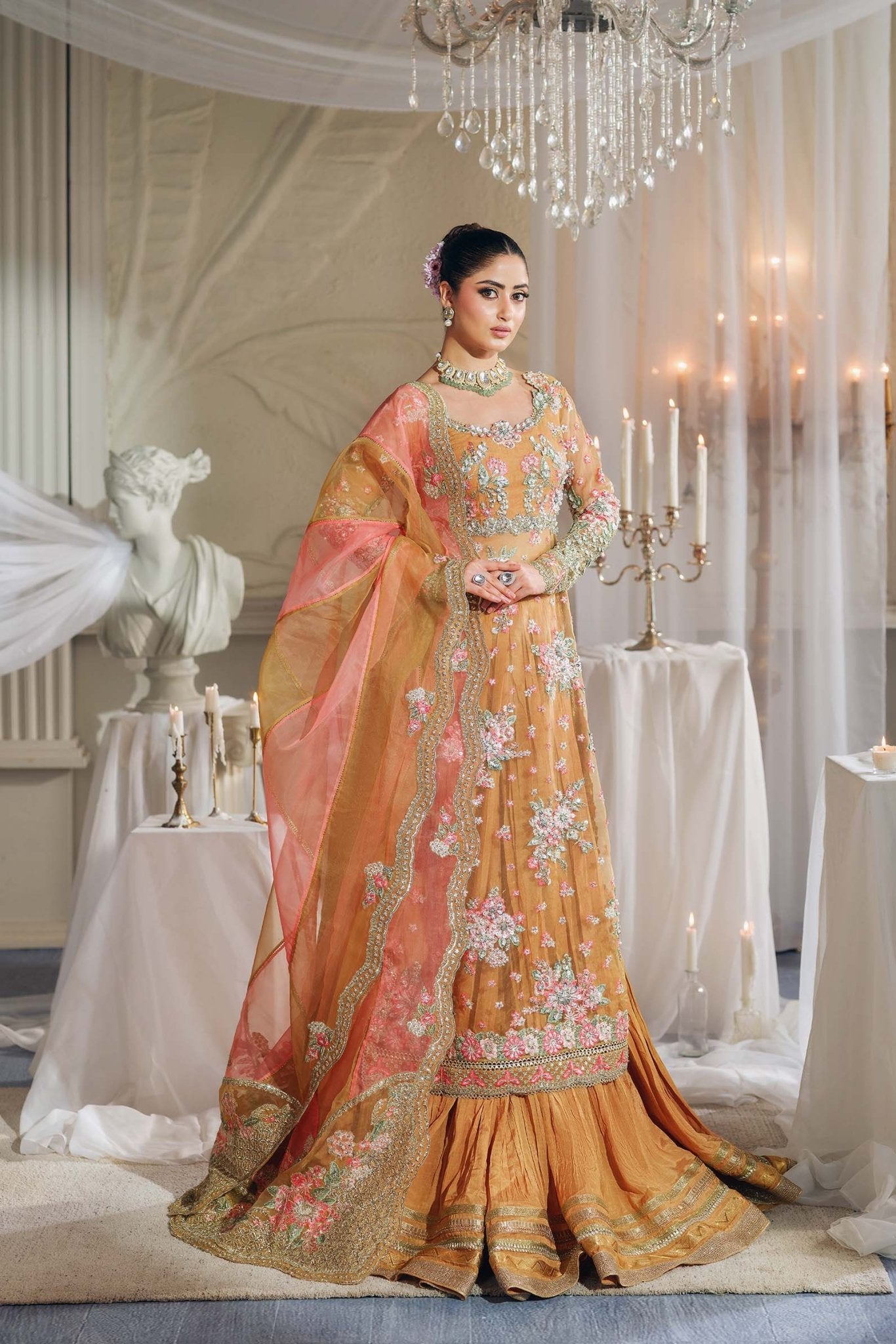 Maryam Hussain | Wedding Collection 25 | Kayser - Wedding Dress - available at Maria Faisal in UK and USA.