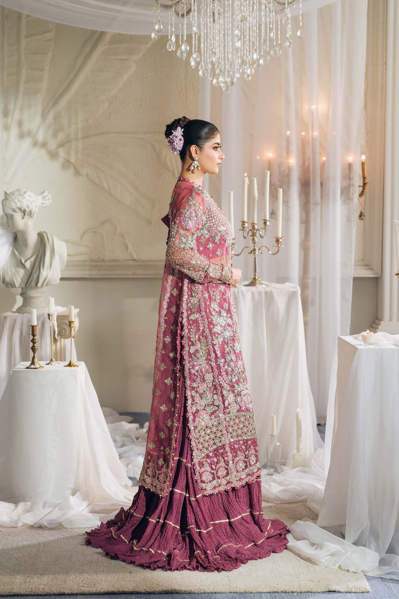 Maryam Hussain | Wedding Collection 25 | Seerat - Wedding Dress - available at Maria Faisal in UK and USA.
