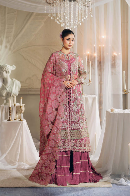 Maryam Hussain | Wedding Collection 25 | Seerat - Wedding Dress - available at Maria Faisal in UK and USA.
