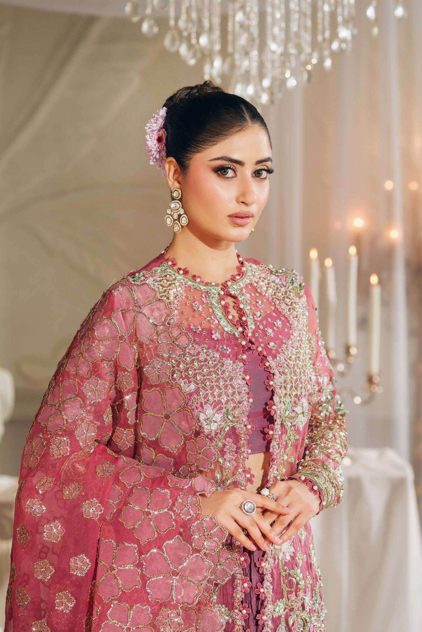 Maryam Hussain | Wedding Collection 25 | Seerat - Wedding Dress - available at Maria Faisal in UK and USA.