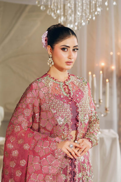 Maryam Hussain | Wedding Collection 25 | Seerat - Wedding Dress - available at Maria Faisal in UK and USA.