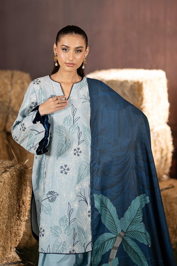 Maryum N Maria | Cosy Crew Winter Pret 25 | GULSHIRIN - MSS5762 - Casual Dress - available at Maria Faisal in UK and USA.